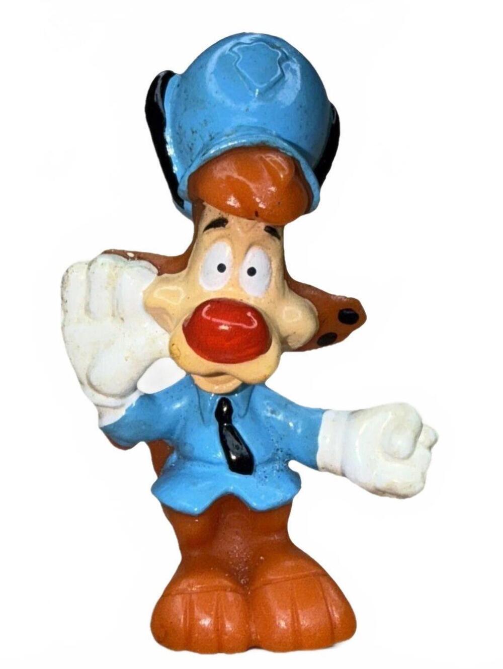 Vintage 1993 Disney Bonkers D. Bobcat Policeman PVC 2.5” Burger King Toy